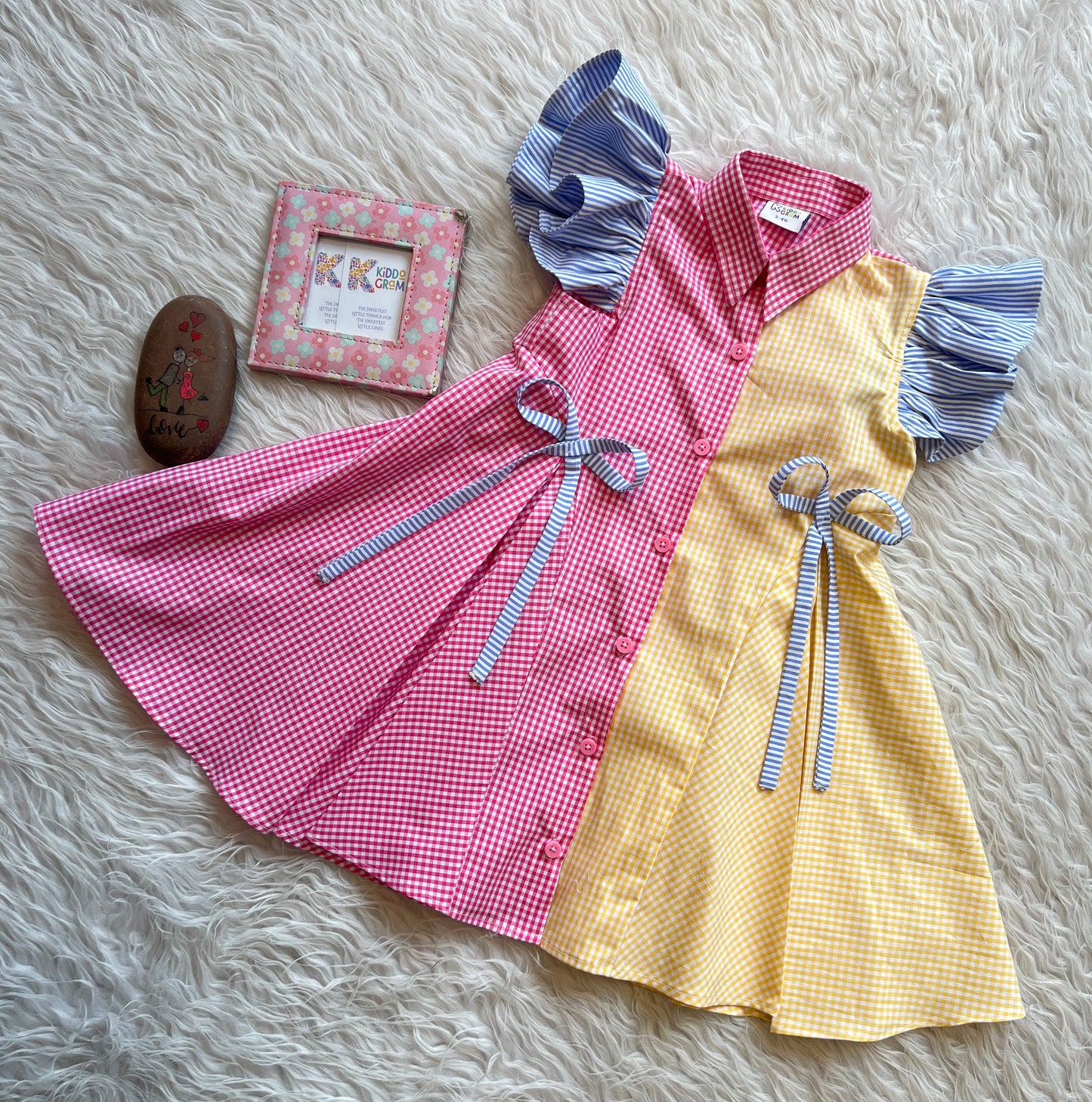 Rainbow Picnic Dress