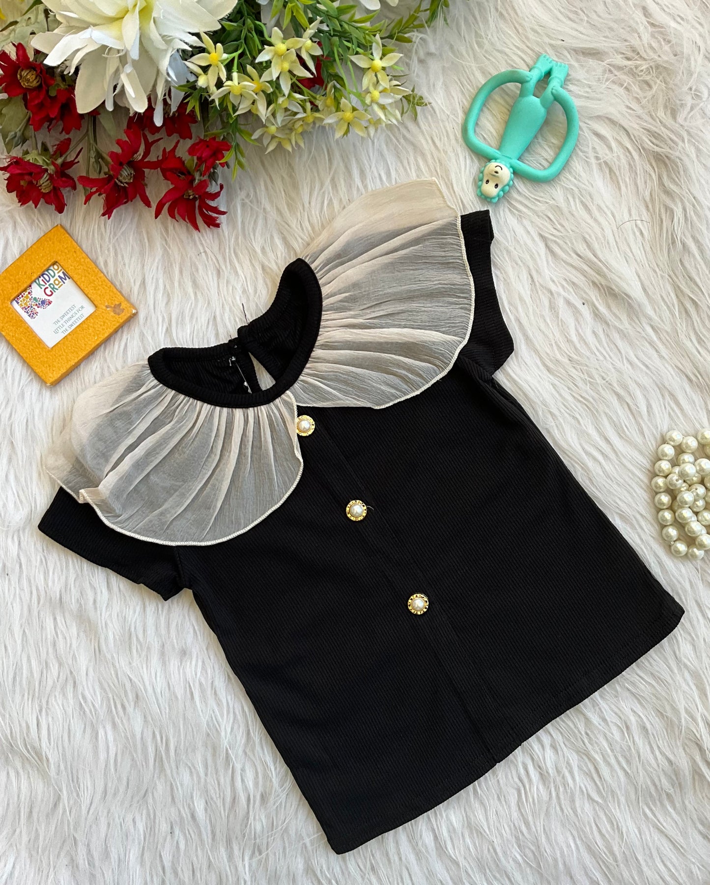 Black rib top