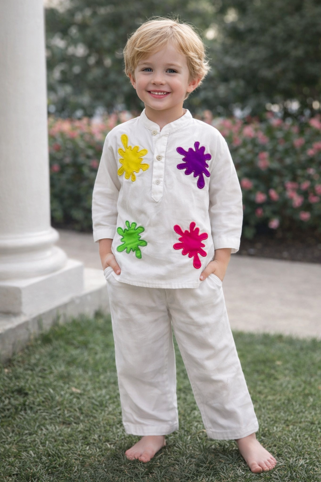 Kesariya kurta NAS952