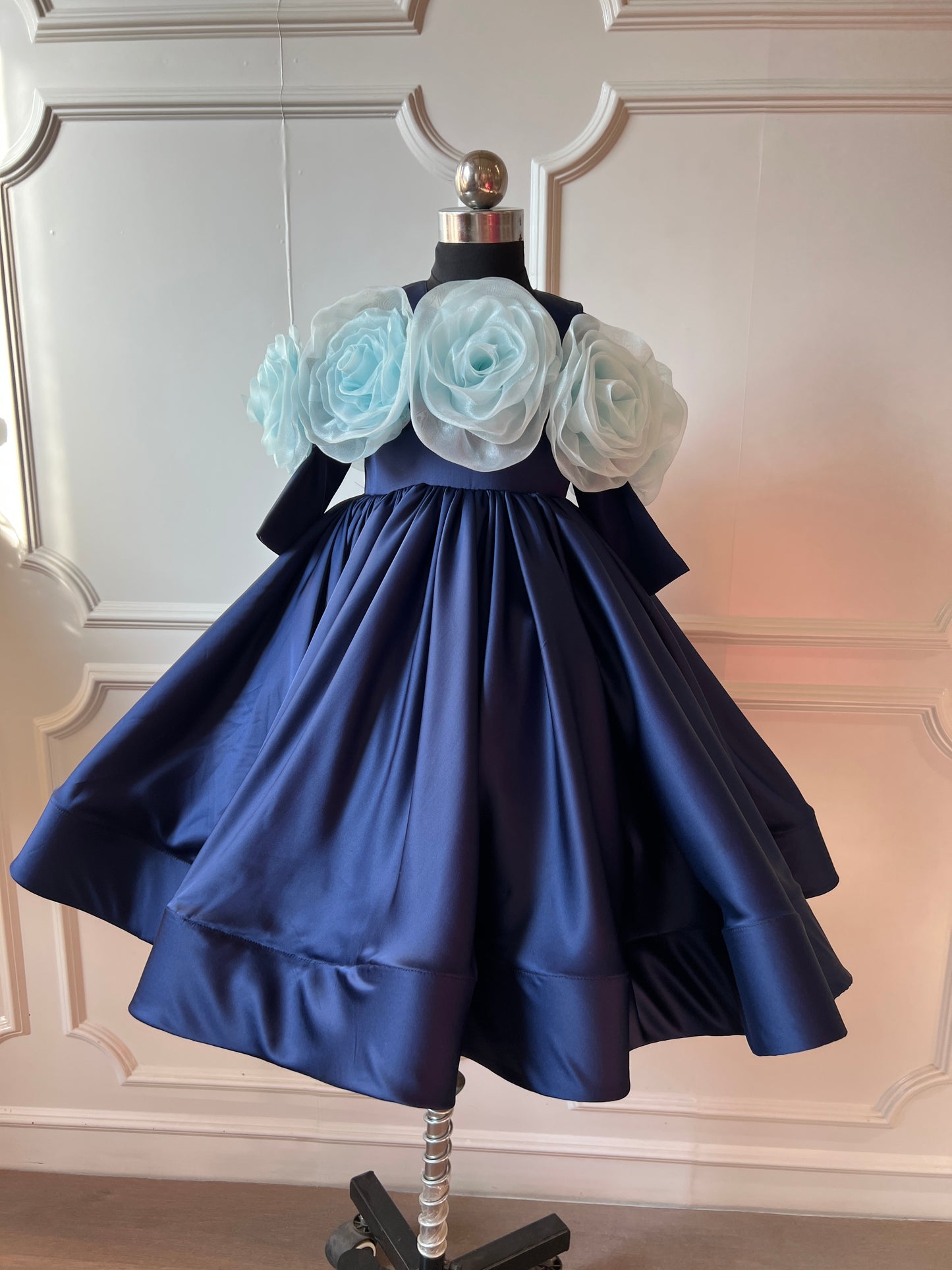 Navy Blossom Gown NAS1549