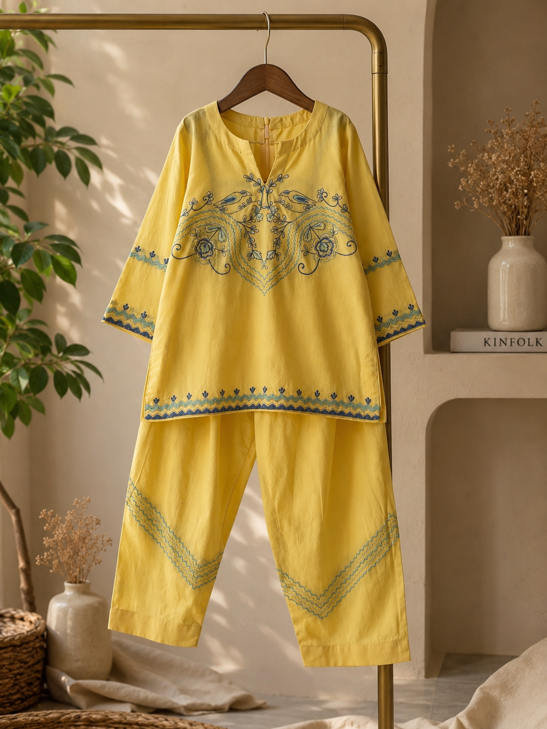 Lemon Luxe Kurta Set NAS1735