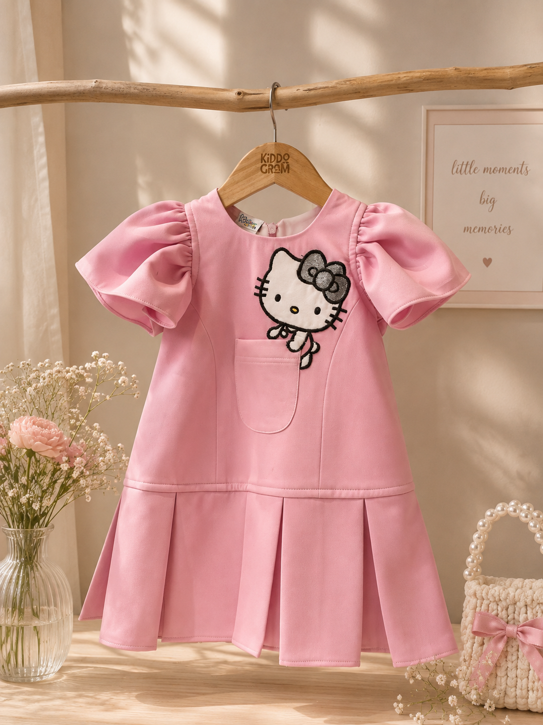Pink Poppet kitty dress