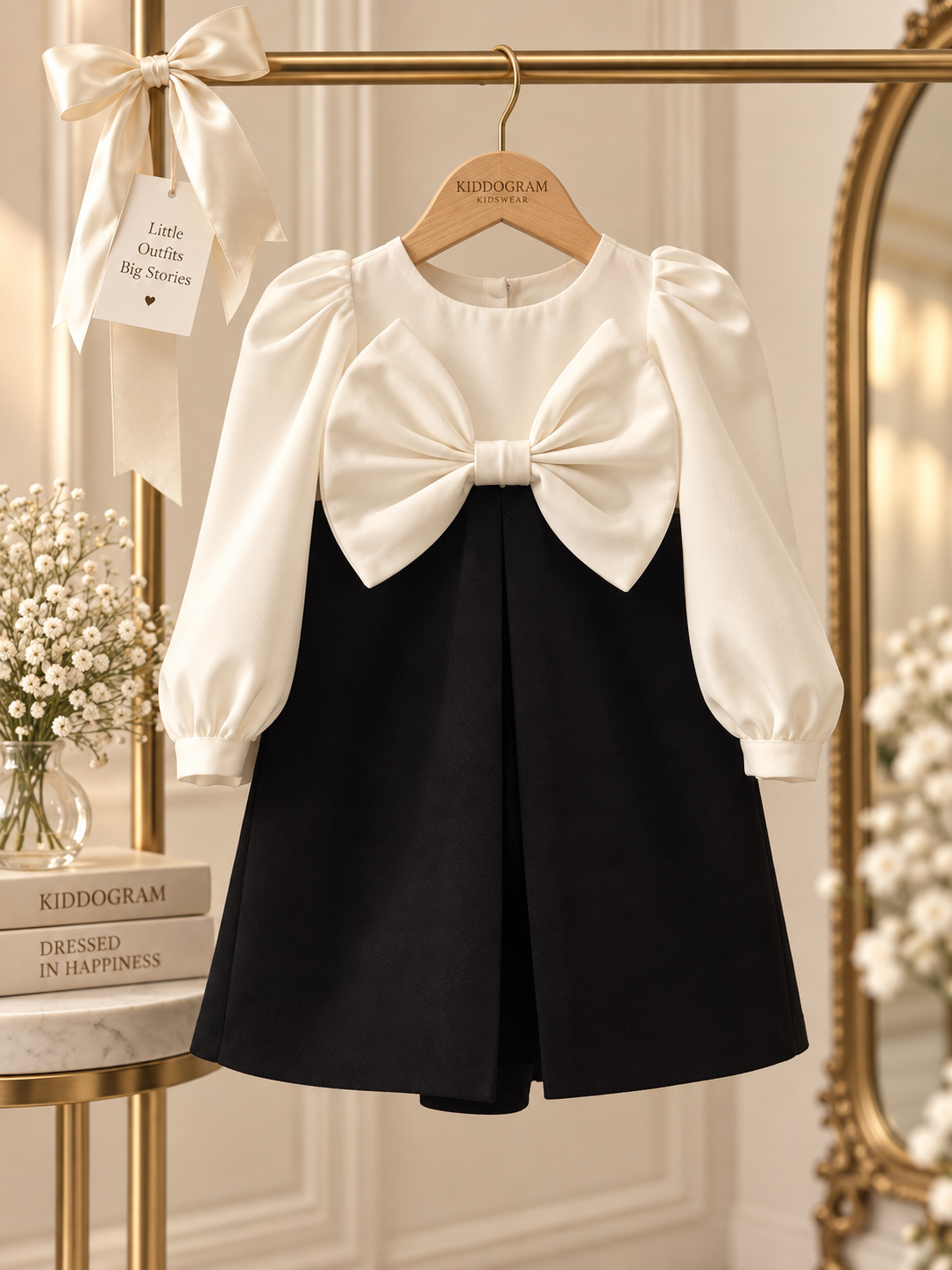 The White Bow Dress