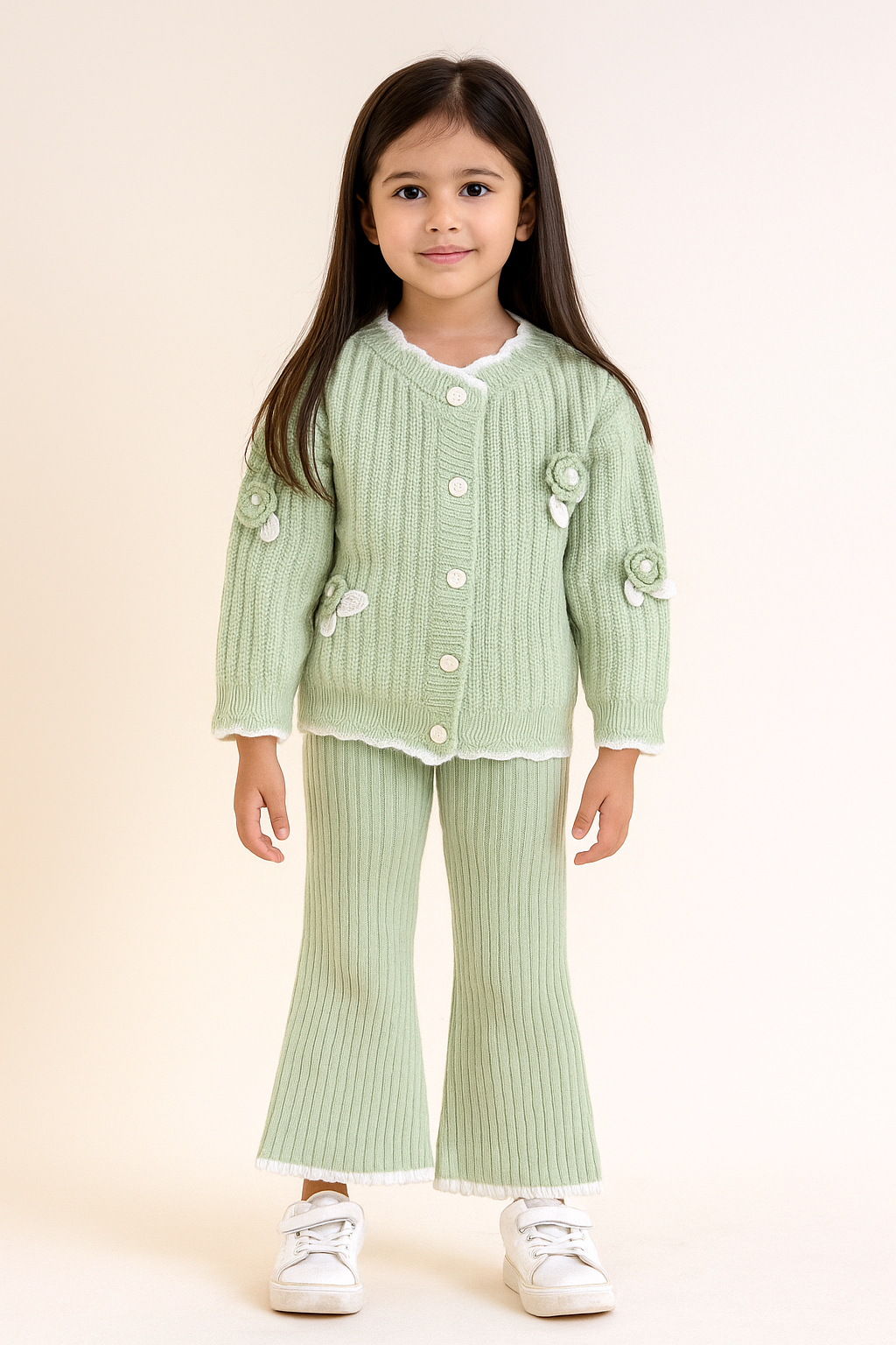 Minty Bloom Knit Set NAS642