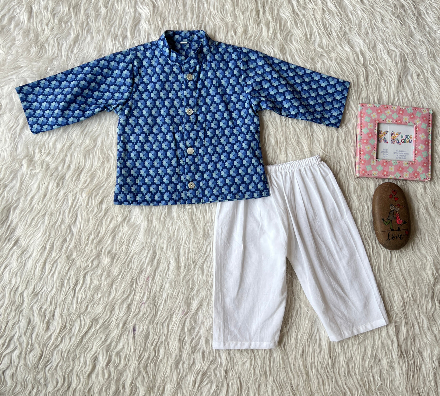 Blue Royale Kurta Set NAS1459