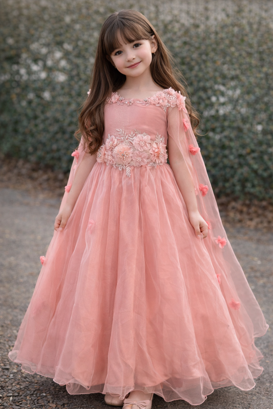 Peach blossom dress NAS1048