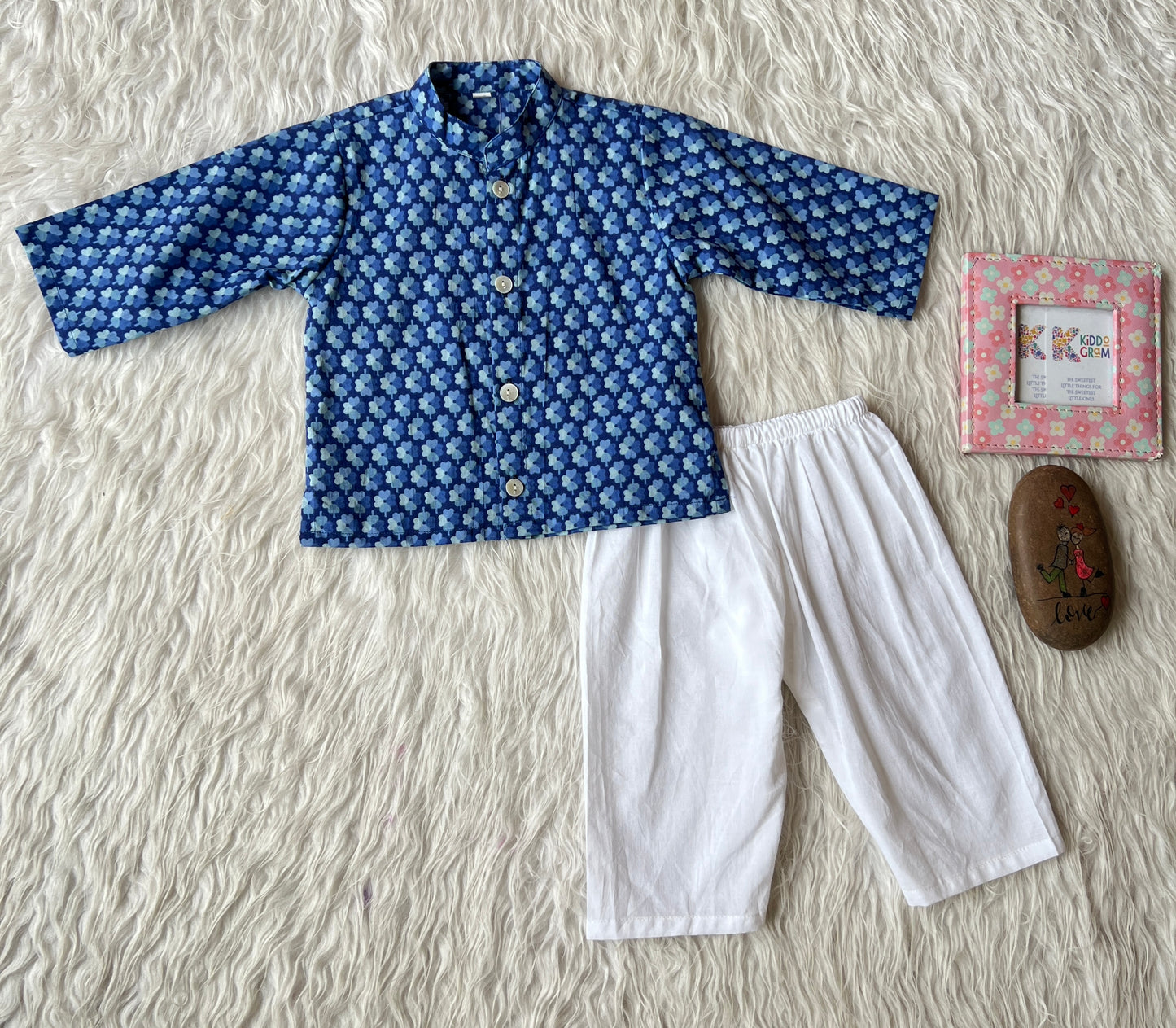 Blue Royale Kurta Set NAS1459