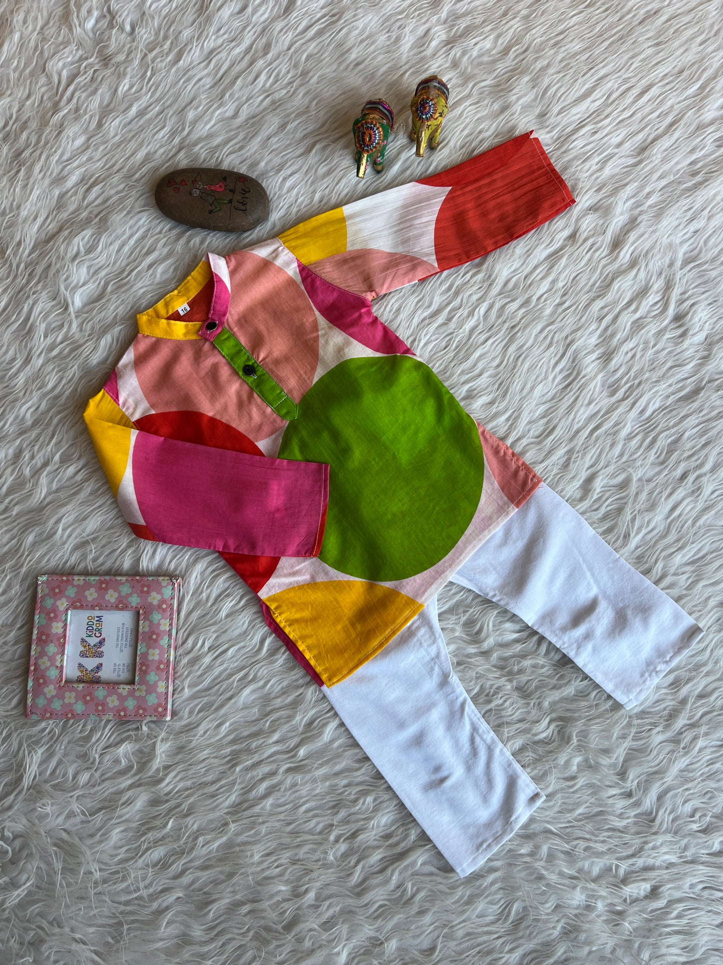 Color Splash Kurta Set NAS1393