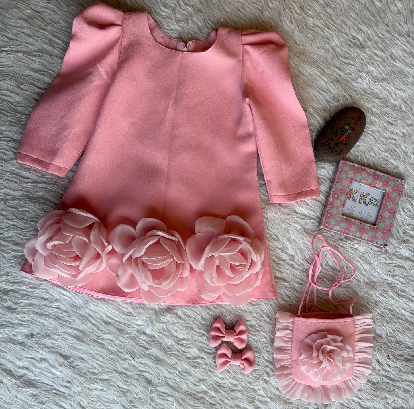 Pink Petal Puff Dress NAS1085