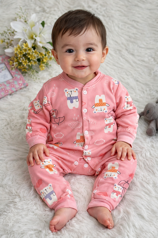 Toasty Teddy Romper NAS231