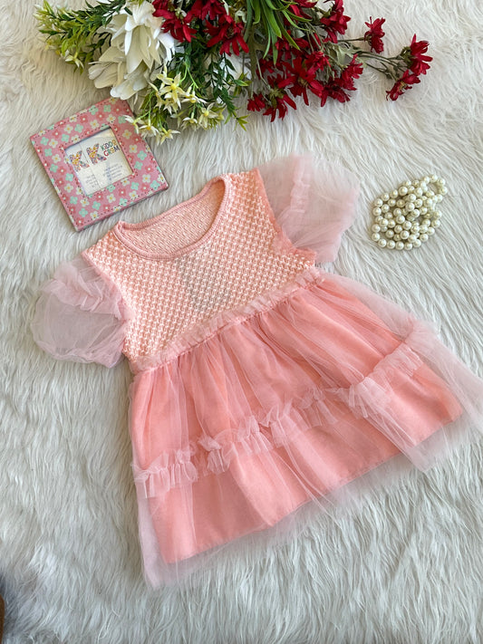 Pink dot Frock