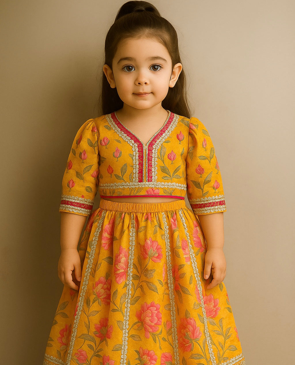 Mustard Muse Lehnga