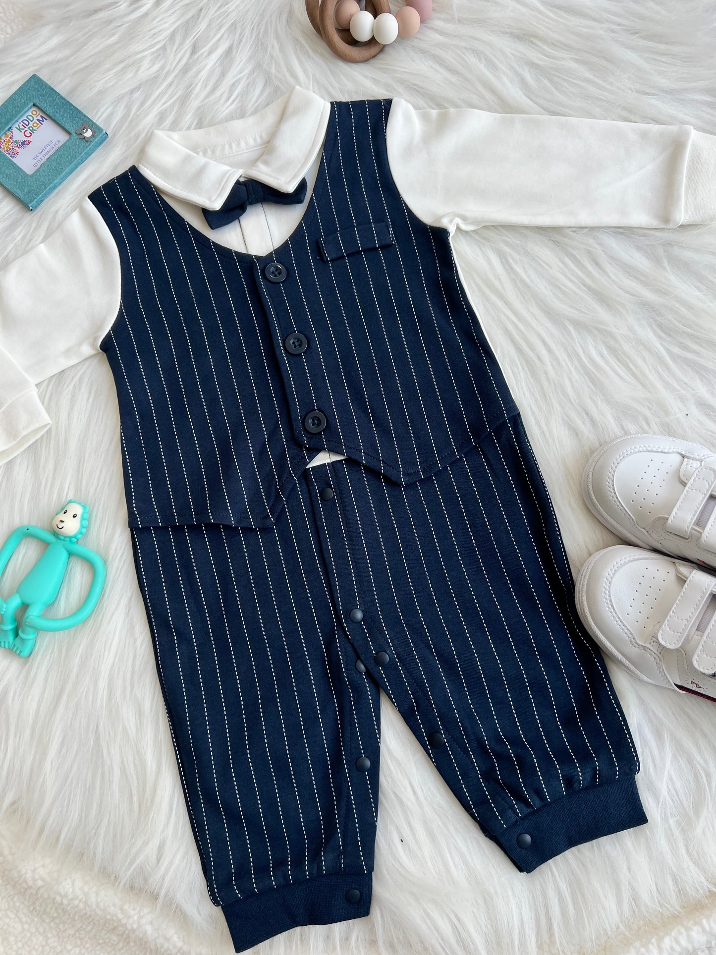 Coat in one illusion Romper