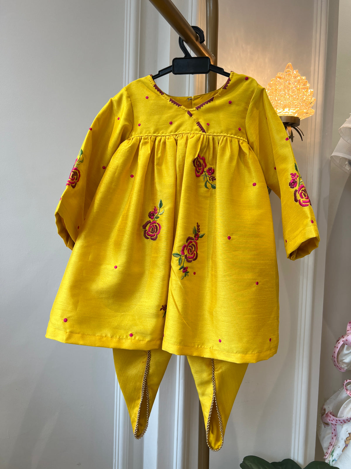 The Yellow Bloom chogga set