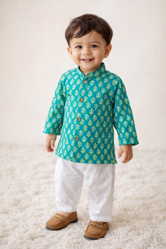 Emerald Breeze Kurta Set NAS1456