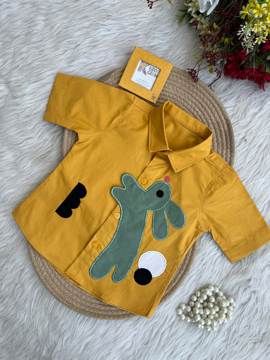 Yellow rabbit shirt