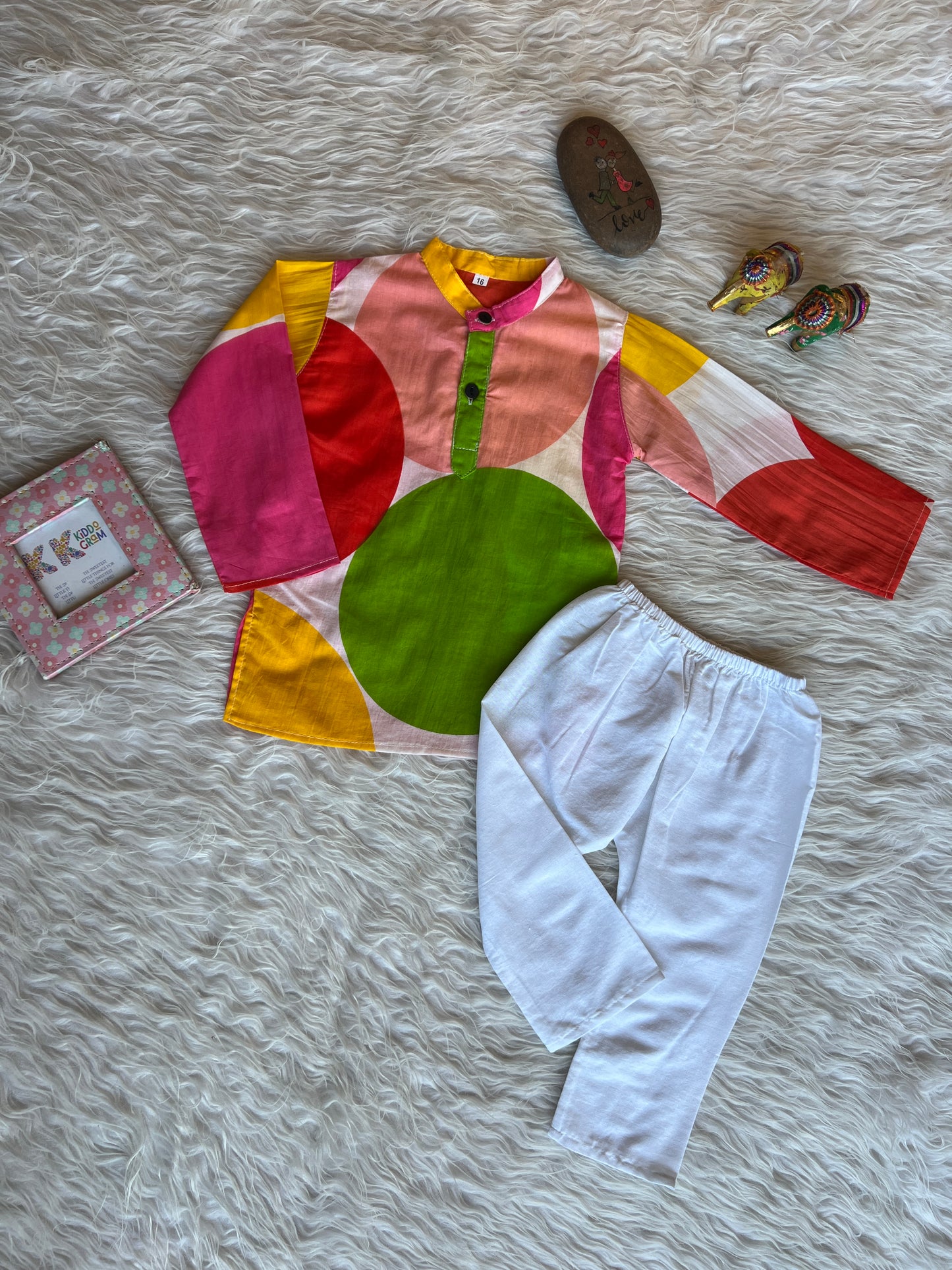 Color Splash Kurta Set NAS1393