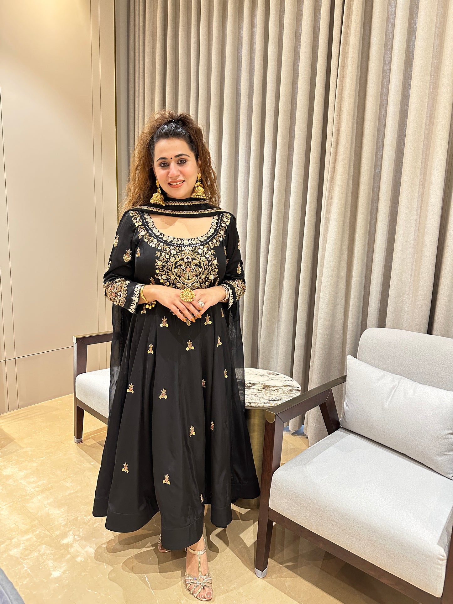 Noir Royale Anarkali NAS1294