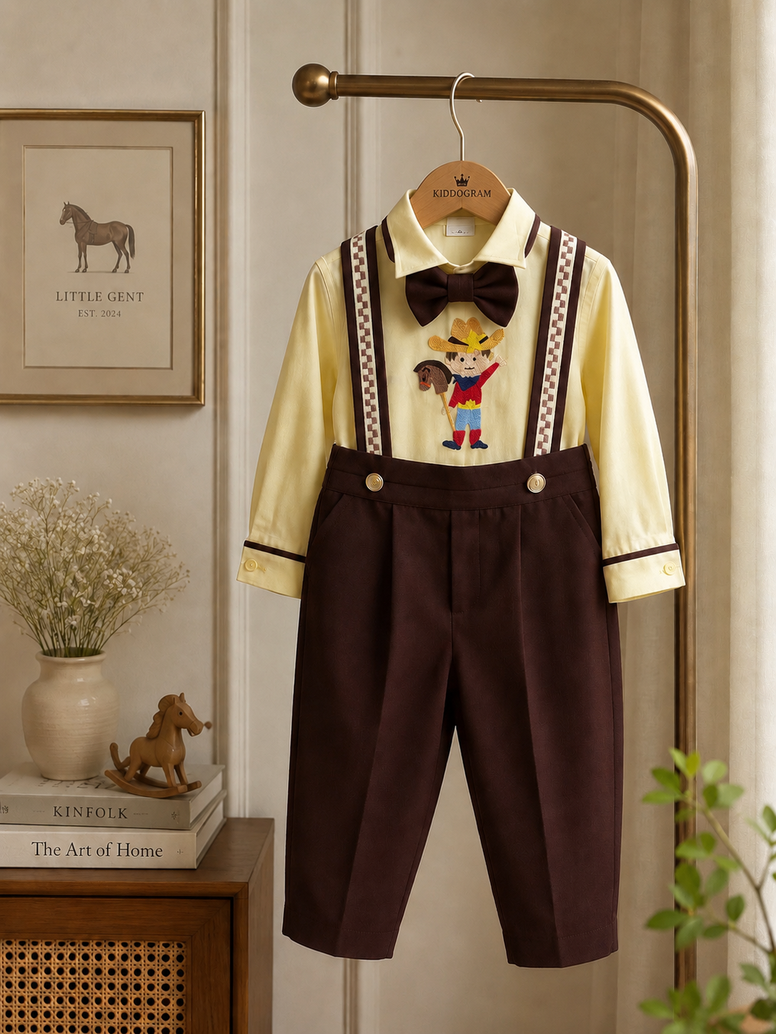 Cowboy Charm romper set NAS1629