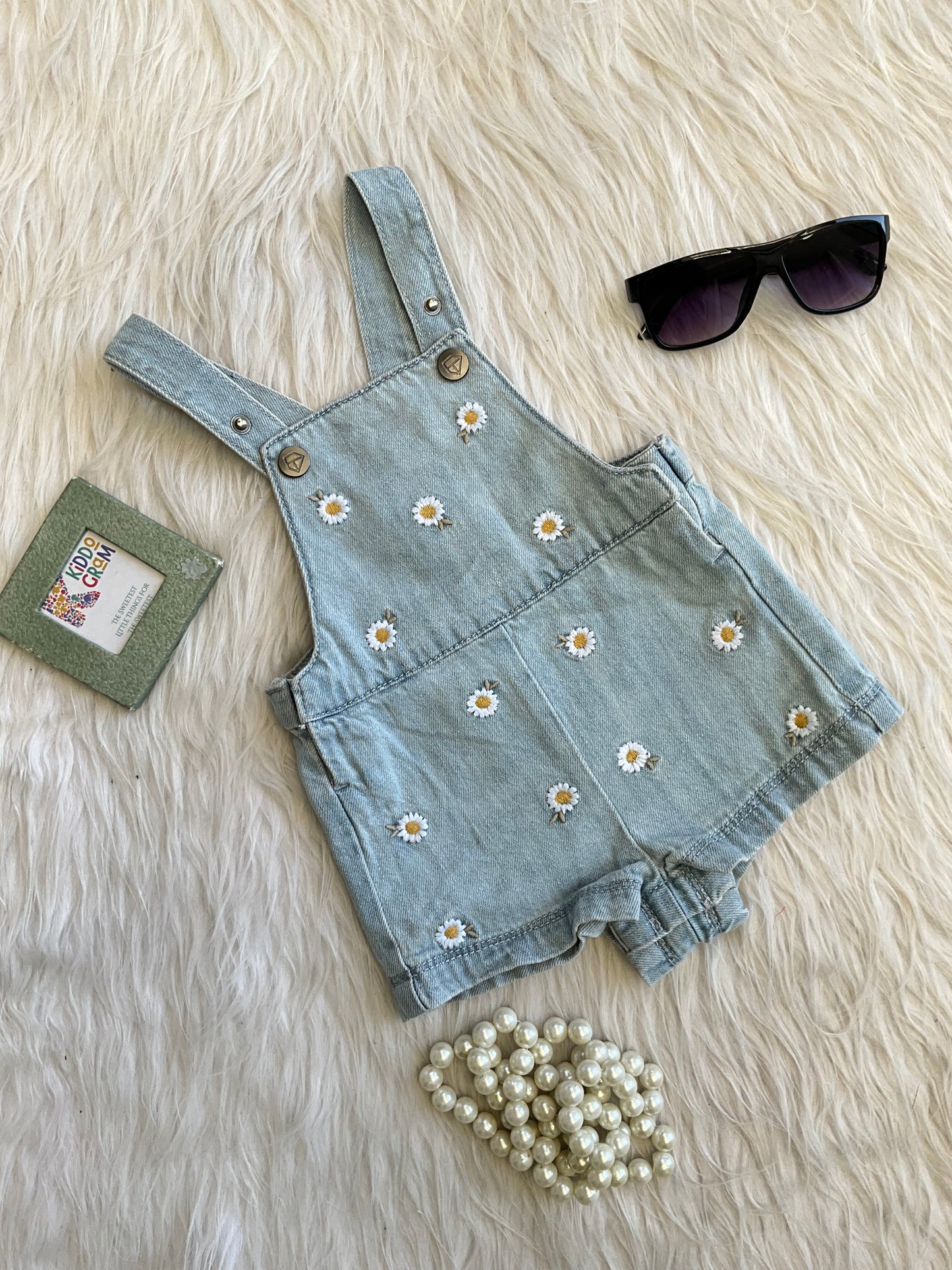 Spring denim dungree