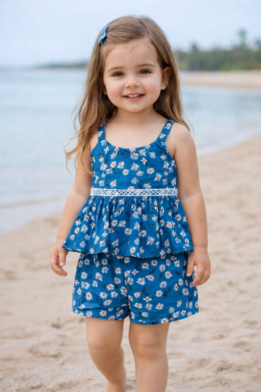 The Flowery Peplum Set NAS182