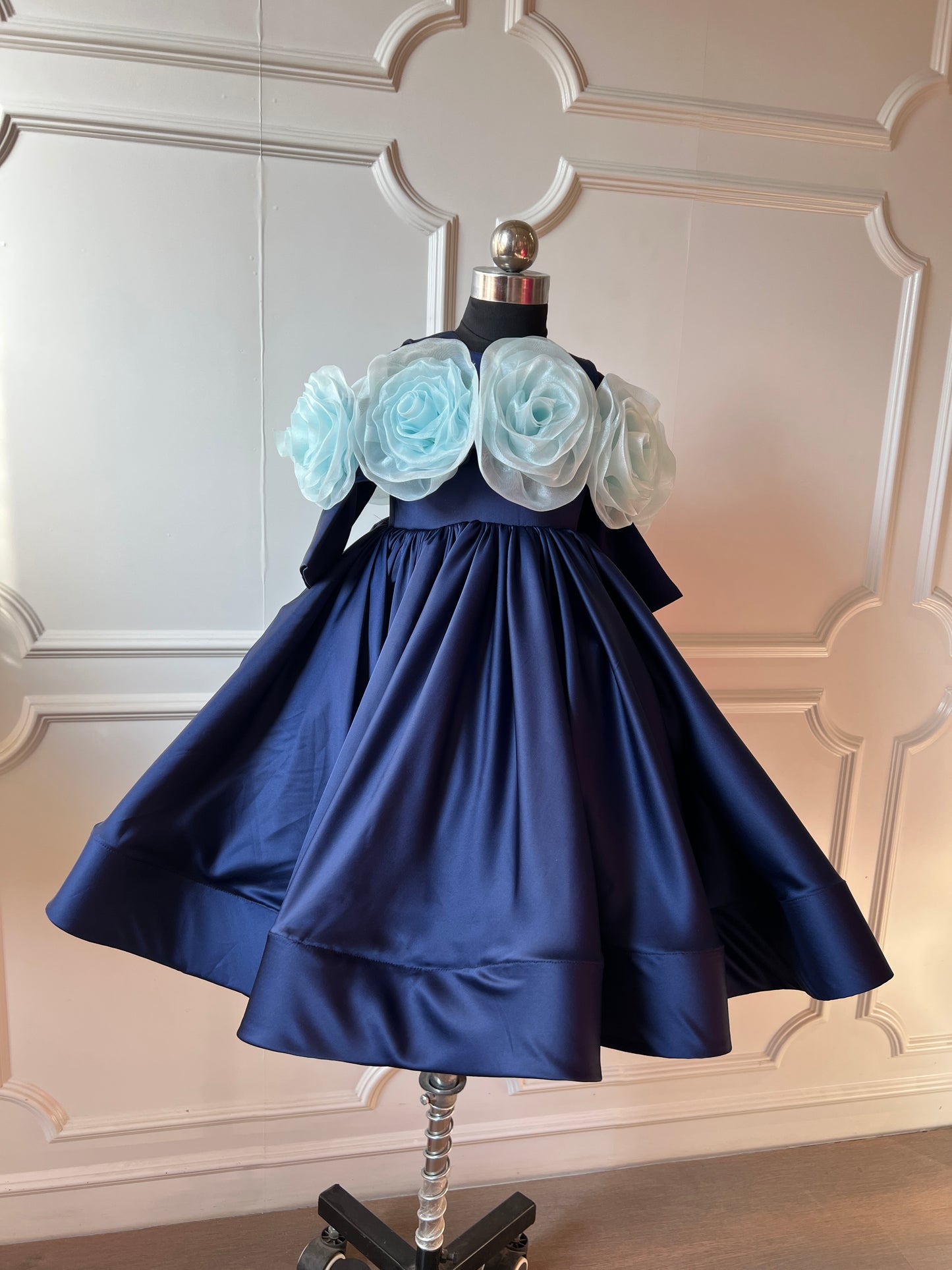 Navy Blossom Gown NAS1549