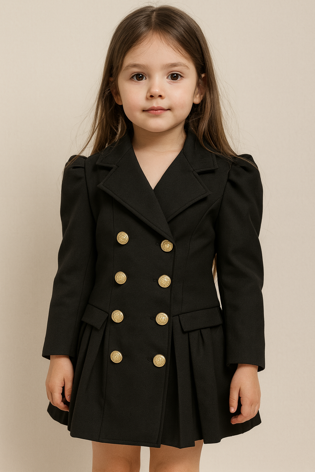 Black Belle Coat Dress NAS1314