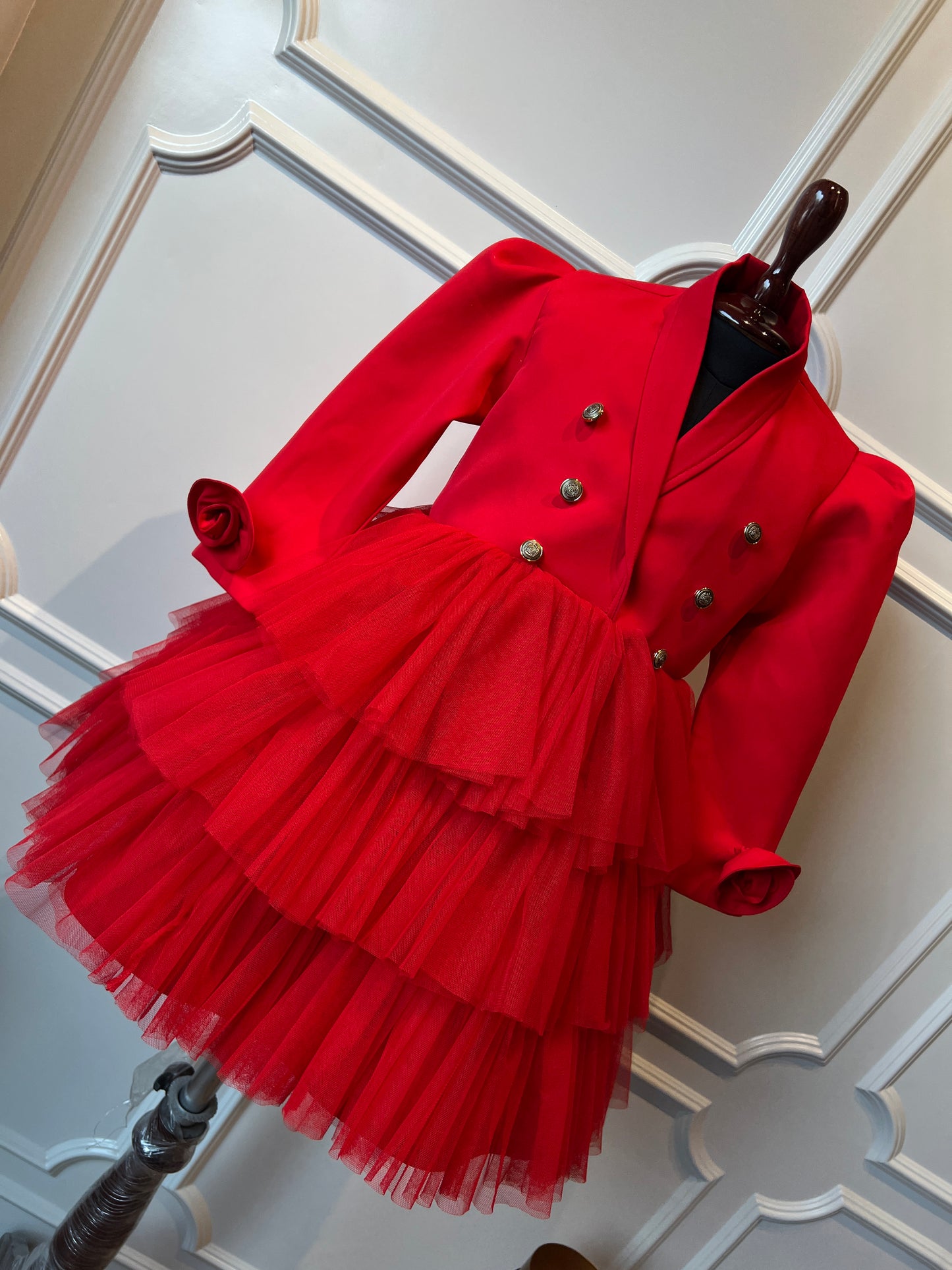 Red carpet dress