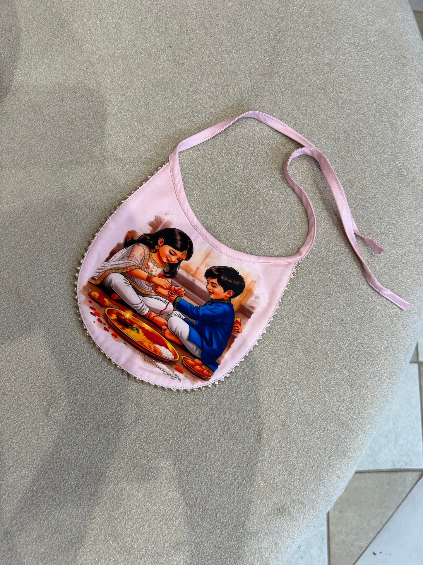 Rakhi Rasam Bib🎀 NAS1698