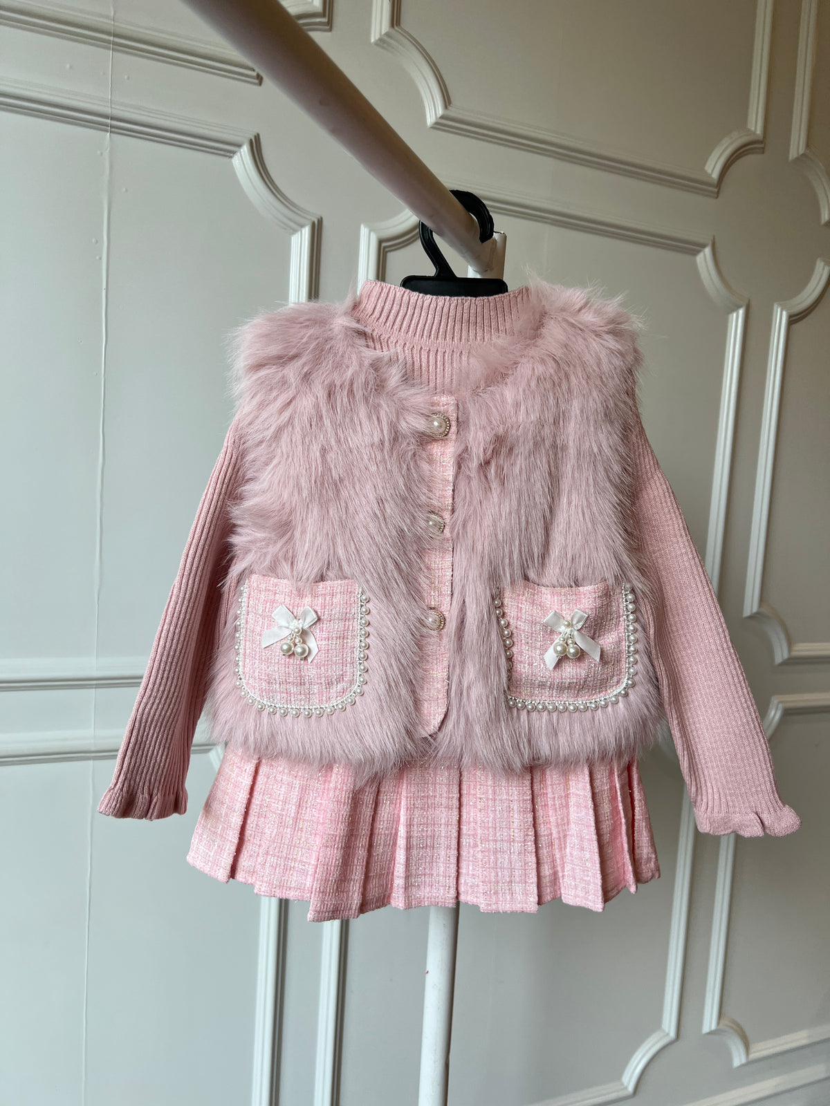 The Pink Heiress skirtset NAS1846