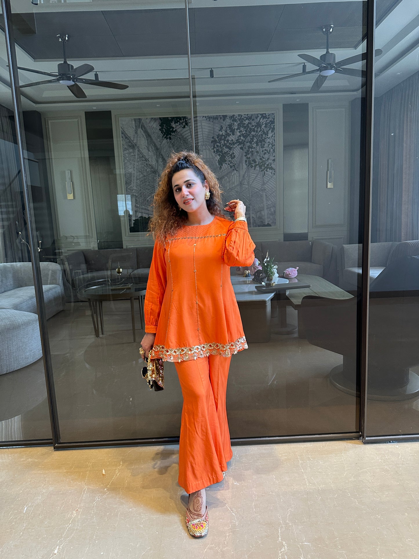 Zarina Orange Ensemble NAS1303