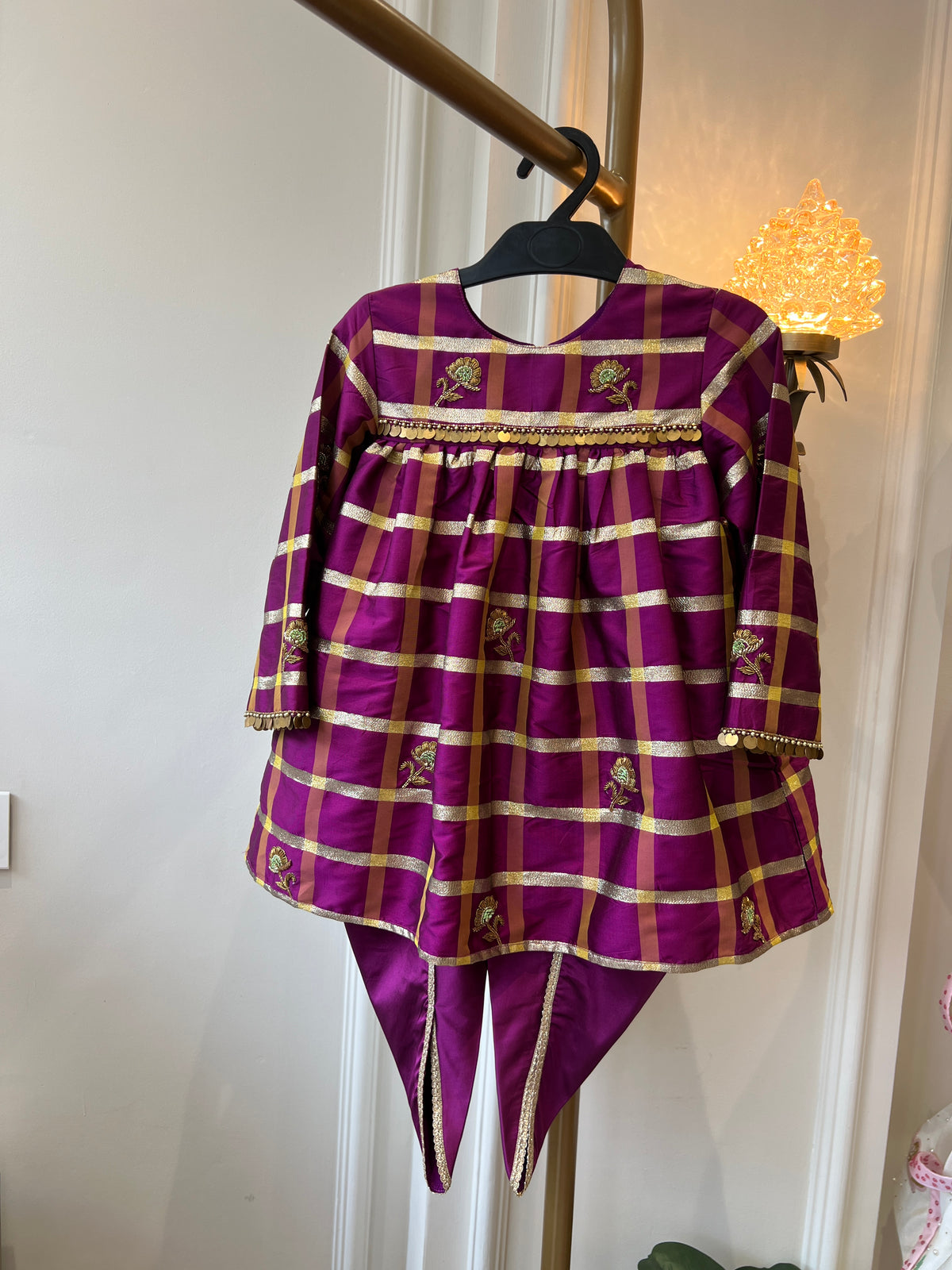 The Royal Check chogga set