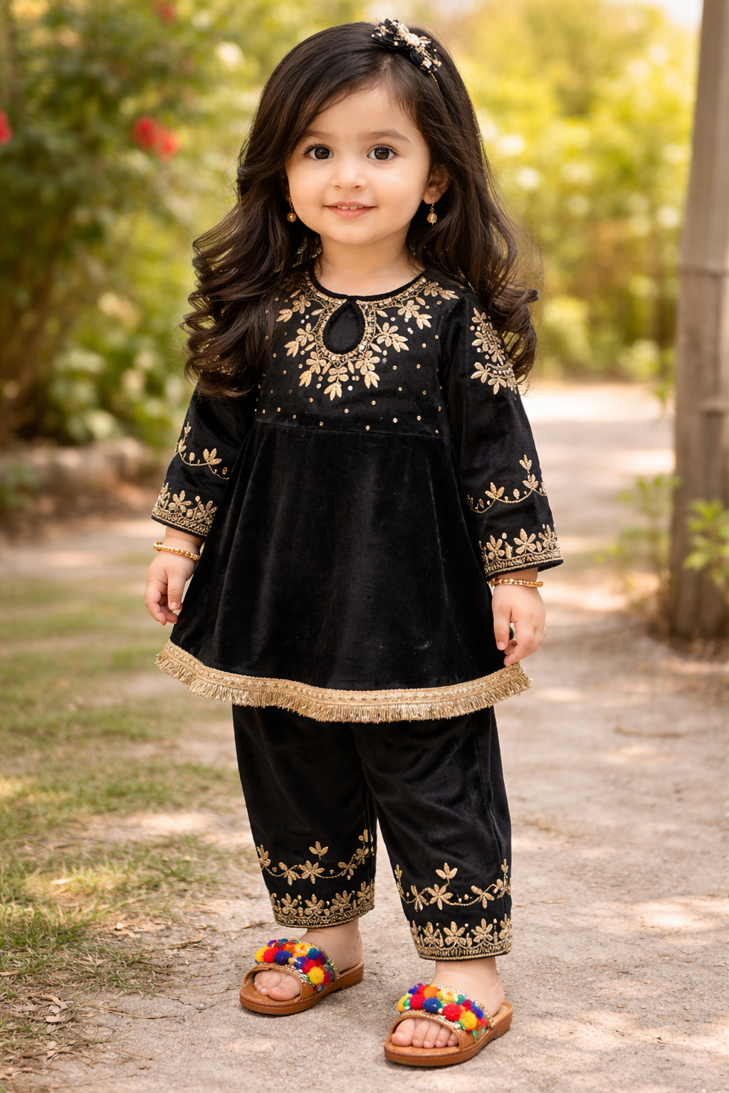 Junior velvet suit NAS951