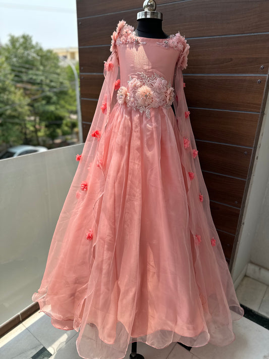 Peach blossom dress