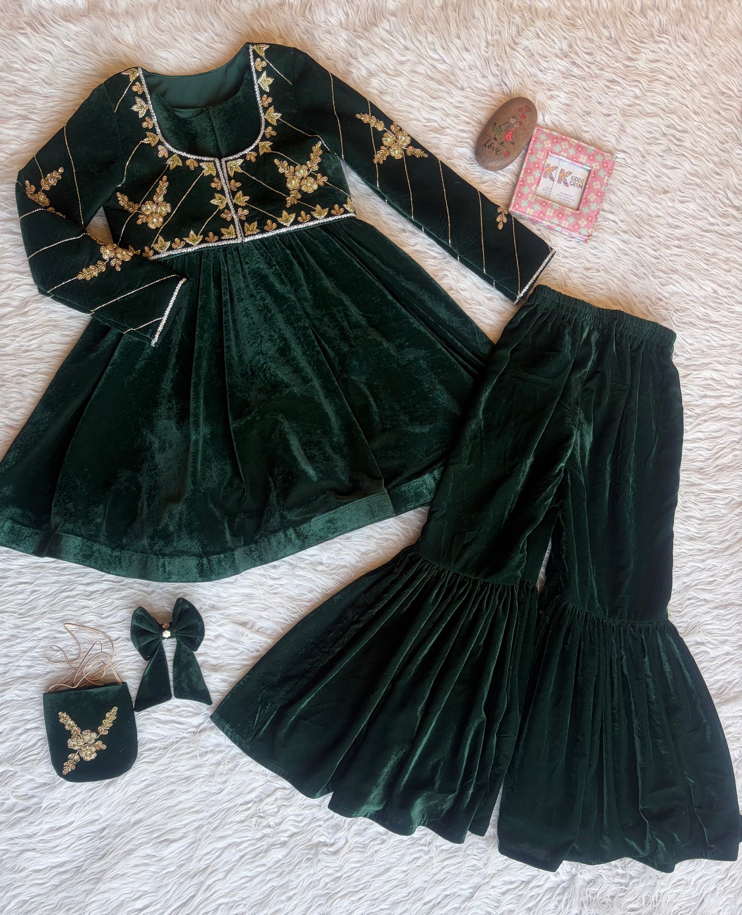 Green Velvet Heirloom Suit NAS1404