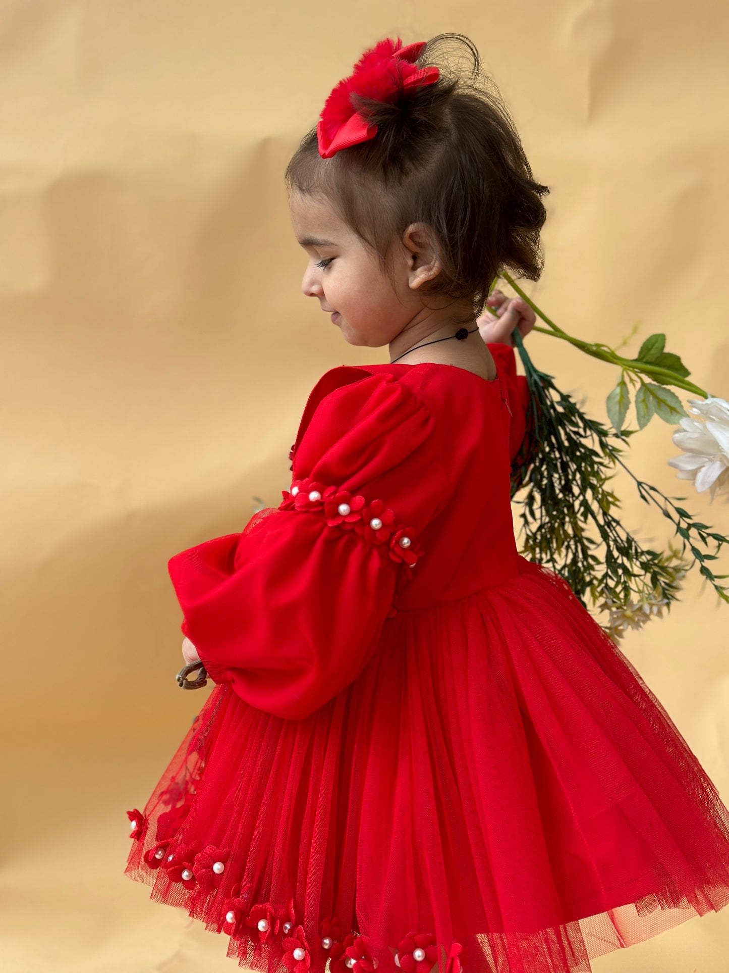 Ruby Ruffle dress