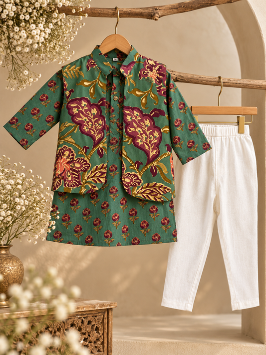 The Emerald Edit kurta set NAS1874
