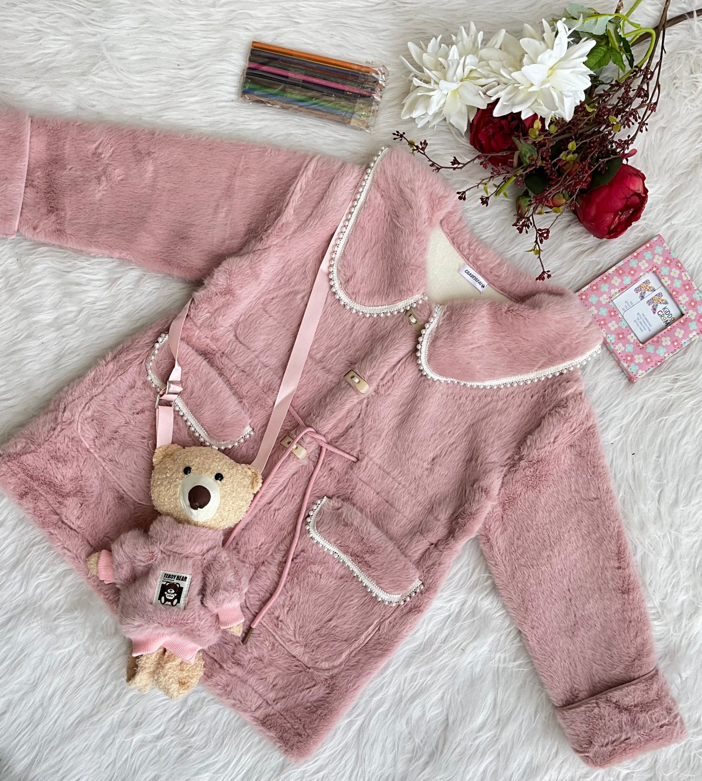 Pink Teddy Jacket