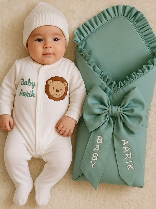 Little Wrap Romper Set