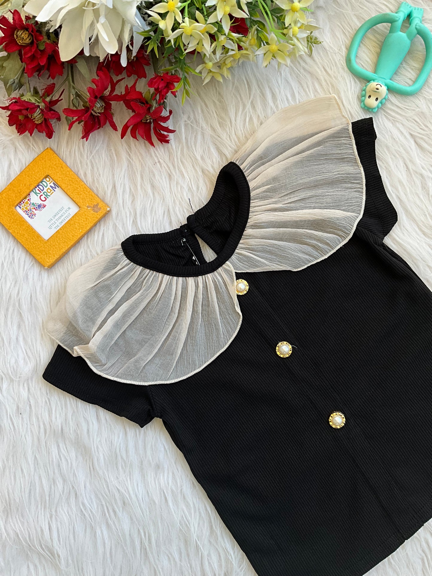 Black rib top