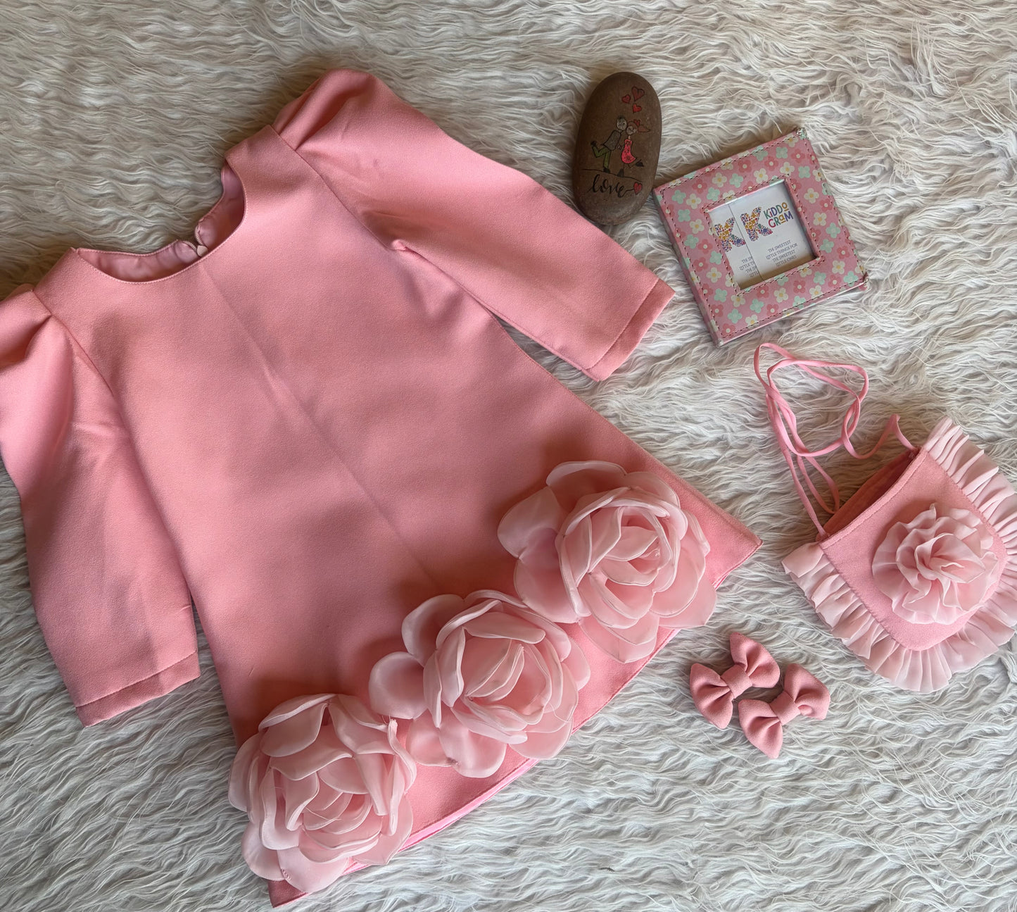 Pink Petal Puff Dress NAS1085