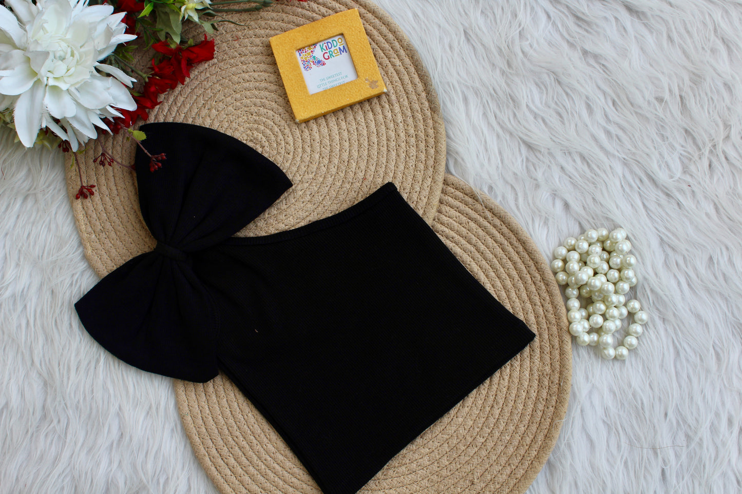 Black crop top