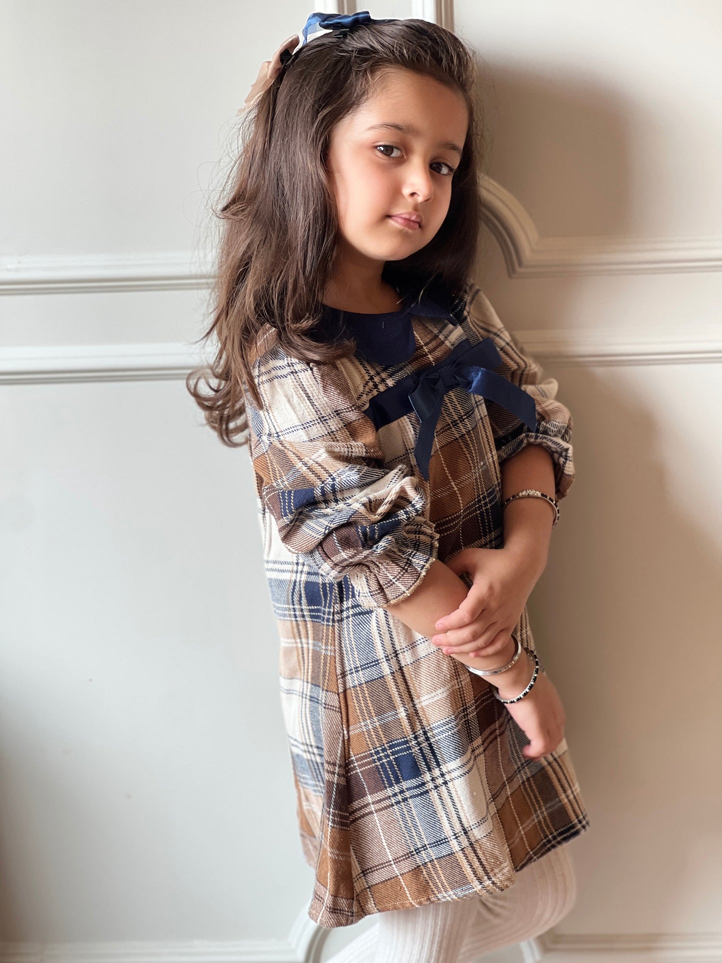 Luxe Check Dress