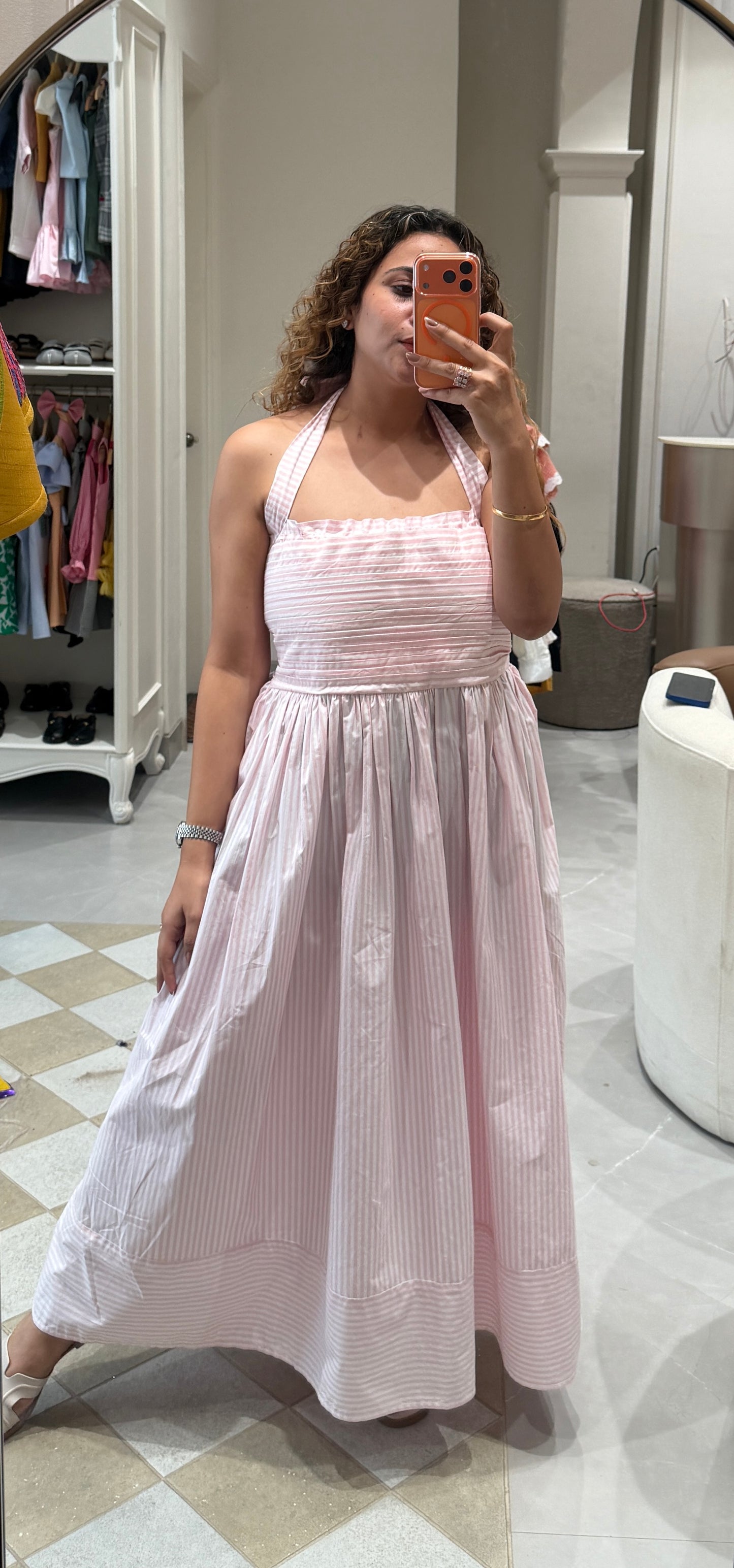 Rosie Pink Picnic dress🌸