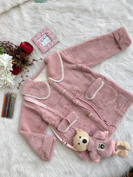 Pink Teddy Jacket