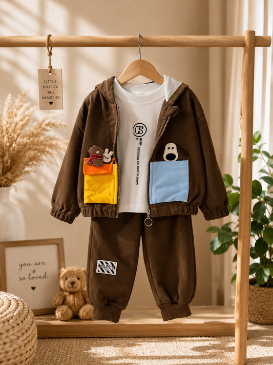 Little Wanderer 3-Piece Co-ord Set NAS1659