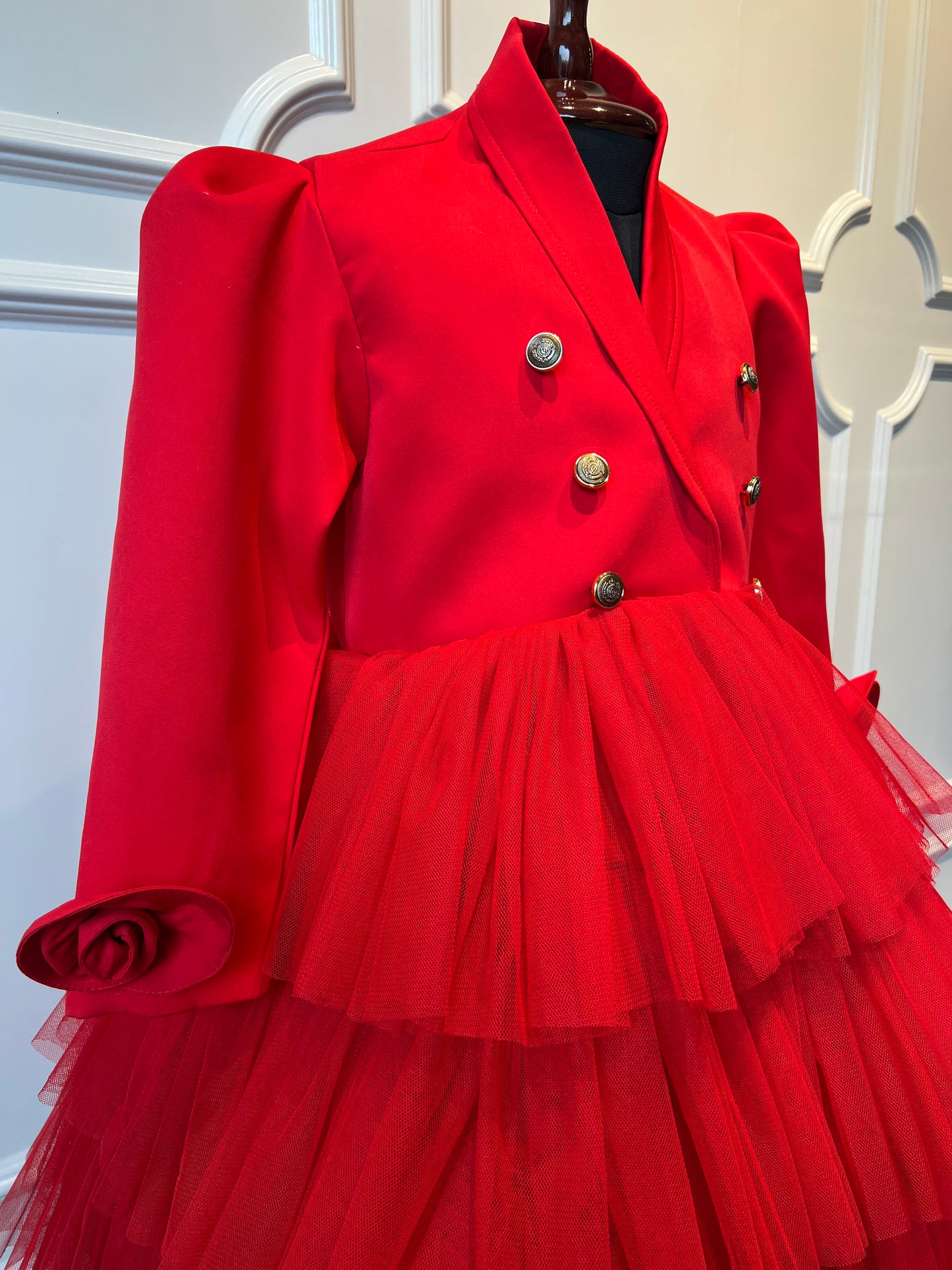 Red carpet dress
