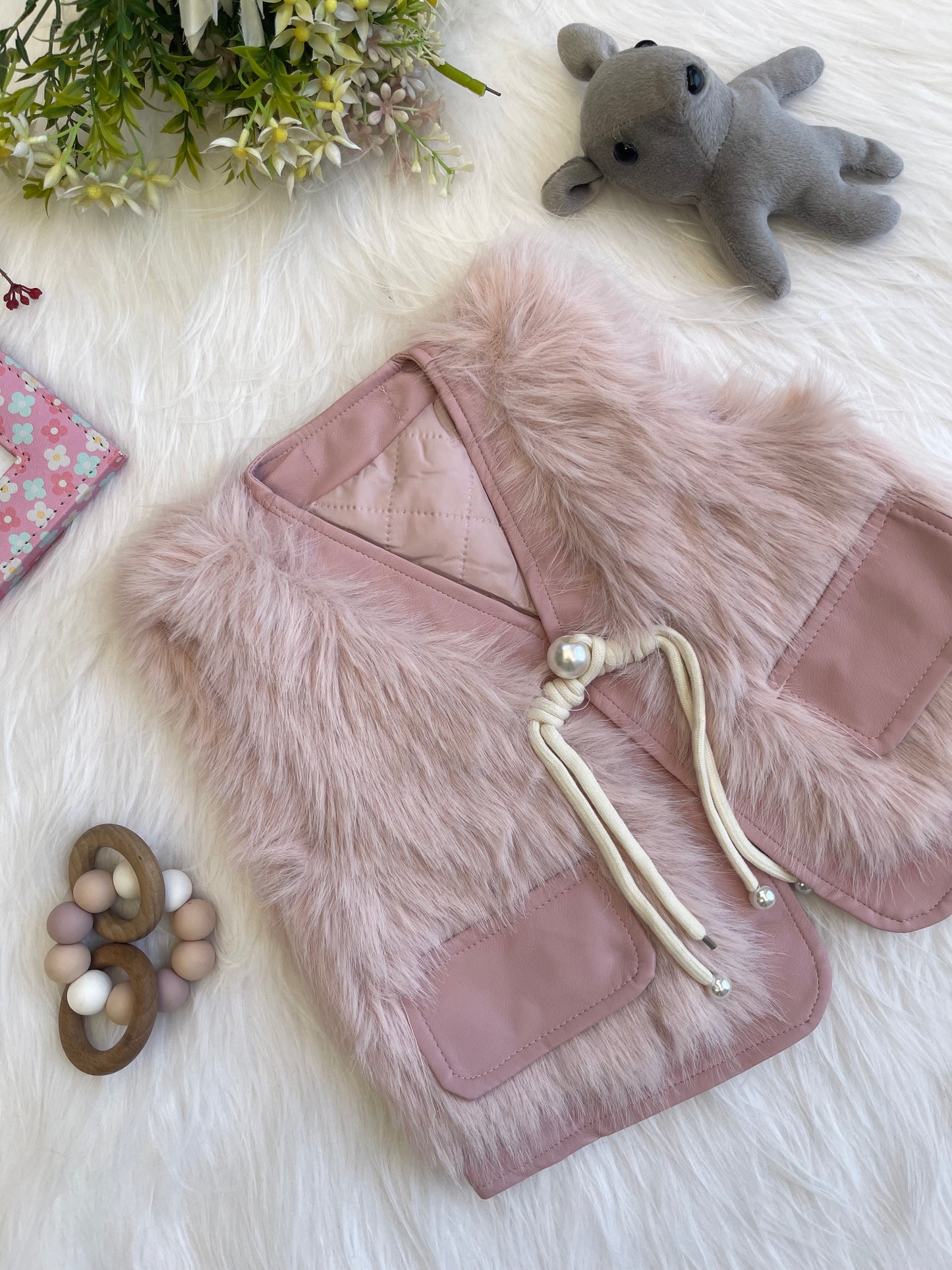 Plush Pink Parka