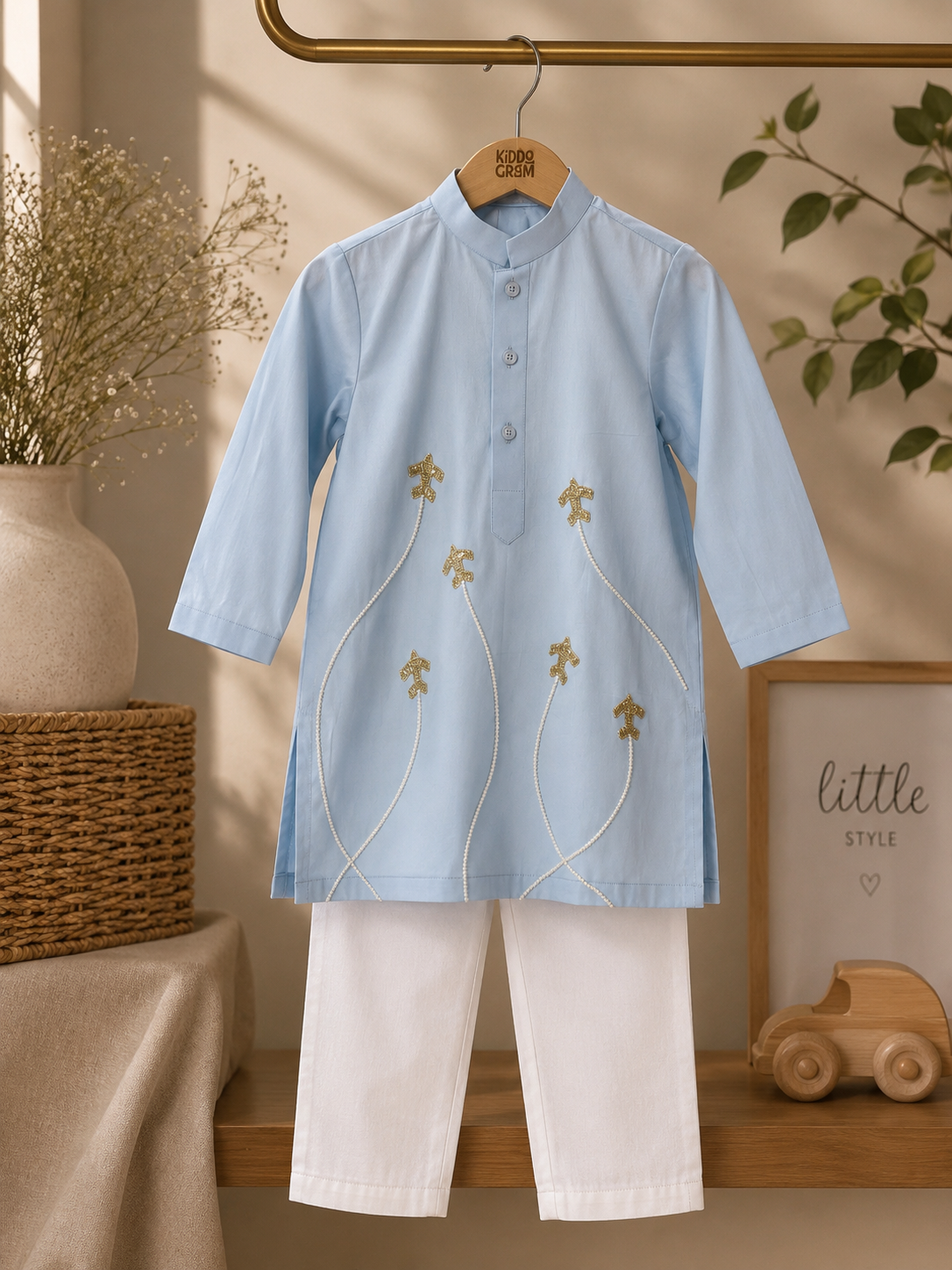 Golden Flight Kurta set