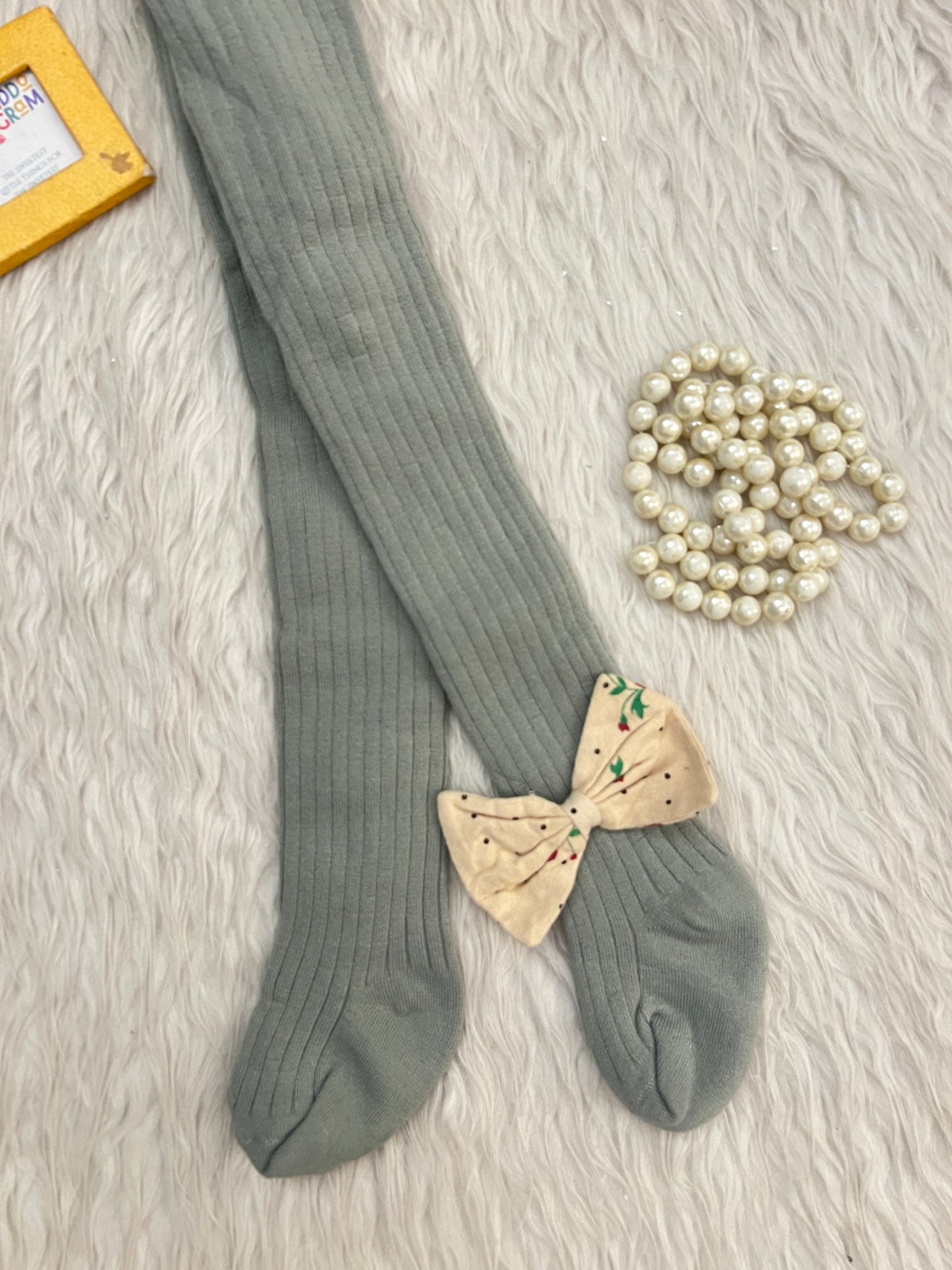Dots bow stocking